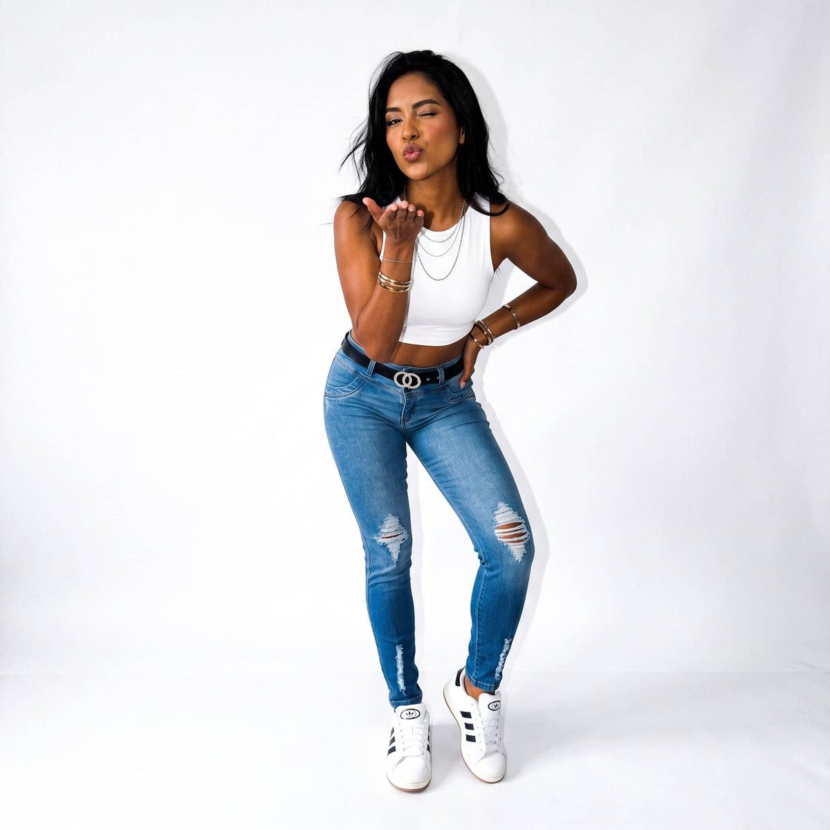 Denim azul claro Clasico